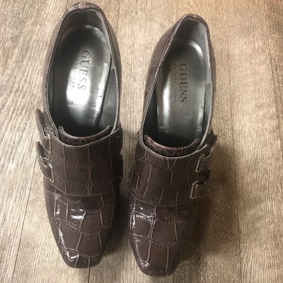 Guess Size 5 1/2 Faux Snakeskin Stilettos - Picture 3 of 3